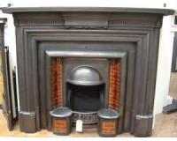 Antique Victorian Cast Iron Fireplace Surround