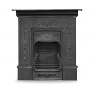 Bella Art Nouveau Cast Iron Combination Fireplace