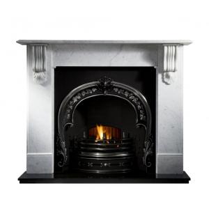 Kingston Victorian Corbel Limestone or Marble Fireplace Surround Mantel