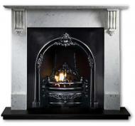 Gloucester Victorian Arched Cast Iron Fireplace Insert