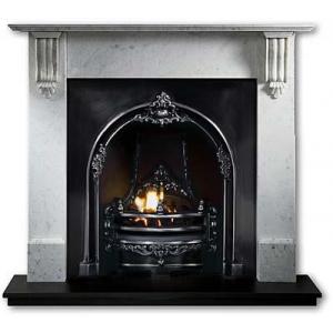 Gloucester Victorian Arched Cast Iron Fireplace Insert