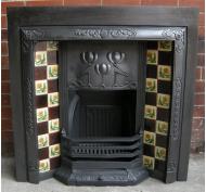 Art Deco Cast Iron Fire Surround Mantel