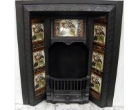 Victoran Tiled Cast Iron Fireplace Insert