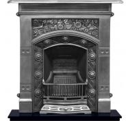 Jekyll Arts and Crafts Cast Iron Combination Fireplace