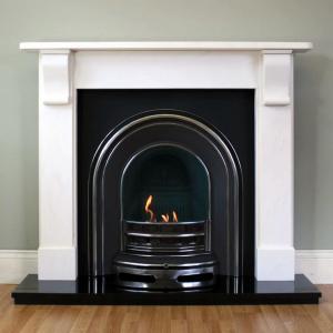 Telford Victorian Arched cast Iron Fireplace Insert