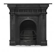 Gothic Victorian Cast Iron Combination Fireplace